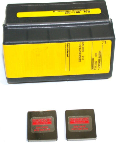 Lot of 2 New Sandvik Scraper Inserts 620-2520