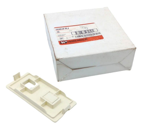 Wiremold 5507FRJ Flush Mount Dual RJ Connector Faceplate Ivory - Box of (10)