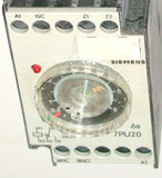 SIEMENS 3 AMP TIME DELAY RELAY 110/120 VAC MODEL 7PU2040-1AB33  (3 AVAILABLE)