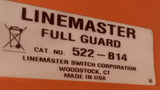 Linemaster 522-B14 Full Foot Switch Guard Heavy Gauge Steel - Orange