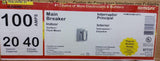 Homeline HOM2040M100PC Indoor Main Breaker Load Center 100A 20 Space 40 Circuit