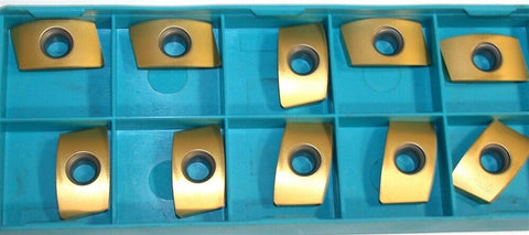 Lot of 10 New Ingersoll Carbide Tin Coated Form Milling Insert BDE434R001 IN2515