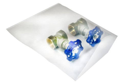9" x 12" Lay Flat Open Top Clear Plastic Poly Bags 4 Mil (Case of 1000)