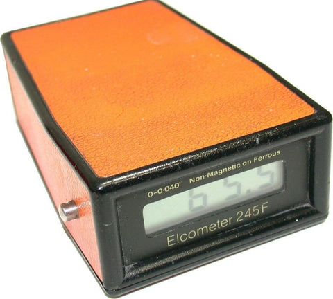 ELCOMETER HANDHELD DIGITAL COATING THICKNESS GAGE MODEL 245F
