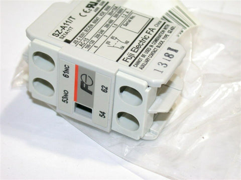 UP TO 9 NEW FUJI AUXILIARY ADD ON CONTACT BLOCK MODEL SZ-A11/T