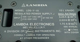 Lambda LDS-Y-15 Regulated Power Supply 105/250VAC 47-63HZ 3.25A Max