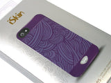 New iSkin SWIPH5-PE3 Vibes Purple Swirl Case for iPhone 5 - FREE SHIPPING