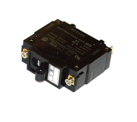IDEC IZUMI 41-17007 CIRCUIT PROTECTOR 220 VAC @ 5 AMPS