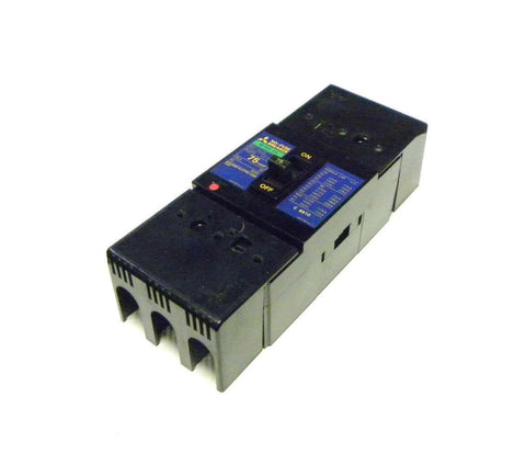 MITSUBISHI   BH-K100  3-POLE CIRCUIT BREAKER 75  AMP 600 VAC