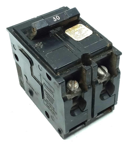 Crouse-Hinds MP230 2 Pole Circuit Breaker 30A 120/240VAC 1 PH Plug In Mount