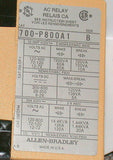 NEW ALLEN BRADLEY CONTROL RELAY 10 AMP MODEL 700-P800A1