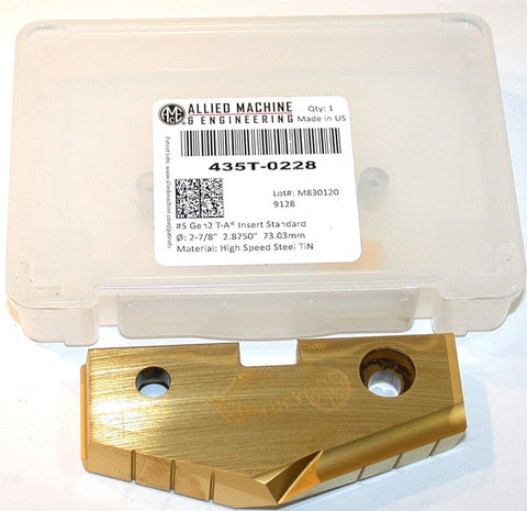 Allied Machine Original T-A 2 7/8" Carbide Spade Drilling Insert 435T-0228