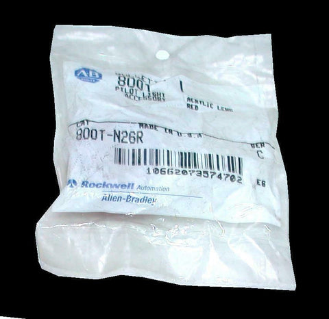 New Allen Bradley  800T-N26R  Red Illuminated Indicator Lens