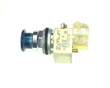 Square D 9001KM35  Mushroom Cap Blue Pushbutton 1 N.O. Contact