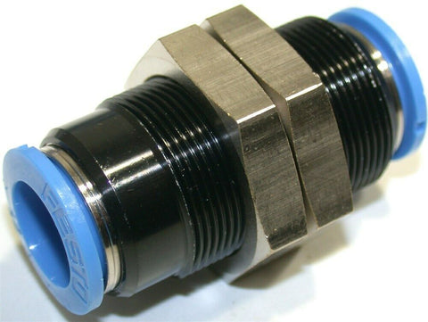 Festo QSS-12 Push-in bulkhead connectors 153161 New - 8 available
