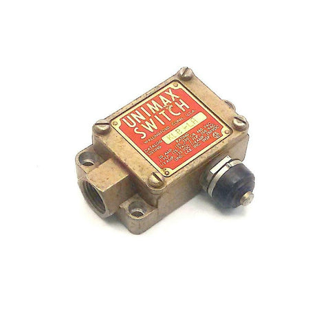 Unimax Switch  KLB-LH  Limit Switch 20 Amp 125/250 VAC