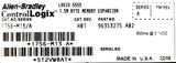 Allen-Bradley 1756-L55 Logix 5555 Processor Unit W/ 1.5M Byte Memory Expansion