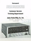 Fluke Model 5200A AC Calibrator Instruction Manual