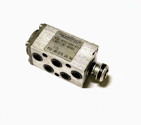 Versa KSG-4212-X30-6K-LW027-HC-48VDC Solenoid Valve 50-175 PSI 10.5 Watts