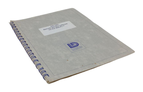 Larson Davis 870-SW2 Remote Monitor Software For IBM/PC Instruction Manual