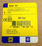 Square D 9001R1 Red Pilot Light Lens
