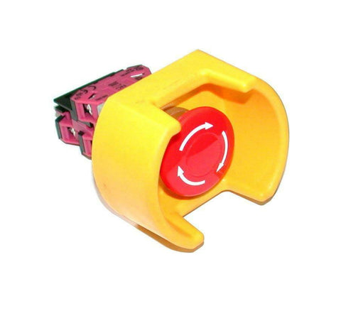 IDEC  HW-G01  E-Stop Maintained Twist Release Pushbuttton 3 N.C. Contacts 10 Amp