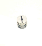 Unbranded Precision Aluminum Shaft Coupling 5 & 10 mm Bores Dimensions 1" X 1"