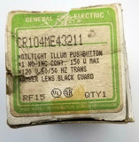 General Electric CR104ME43211 Amber Oil Tight Pushbutton 1 N.C 1 N.O  NIB