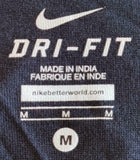 Nike Dri Fit Women's Houston Texans Spirit Of The Bull Navy Short Sleeve Shirt M