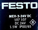 Festo JMEH-5/2-5 Solenoid Valve 0-B Ser W202 Magnetventil With Festo MEH-3-24VDC