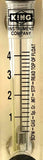 King Instrument 75303322C-17 Flow Meter 100 PSI 100°F 690 kPa