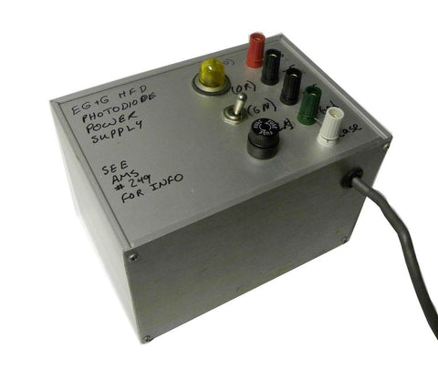 EG&G HFD PHOTODIODE POWER SUPPLY +5V @ .3A, -5V @ 1.5A, -15V @ .2A