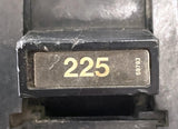 ITE Siemens F63F225 3-Pole Circuit Breaker 225A 600VAC Type F6