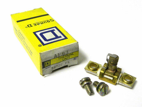 BRAND NEW SQUARE D OVERLOAD THERMAL UNIT HEATING ELEMENT MODEL A1.63 (3 AVAIL.)