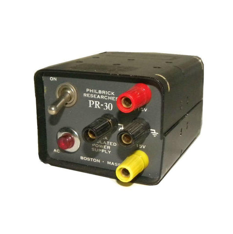 PHILBRICK RESEARCH PR-30 REGULATED POWER SUPPLY +/- 15 VDC 30 MA