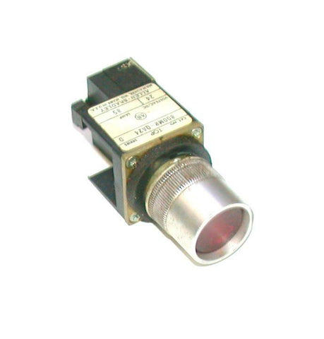 ALLEN BRADLEY 800MR-QA24  RED MOMENTARY PUSHBUTTON 1 N.O. 1 N.C.CONTACTS
