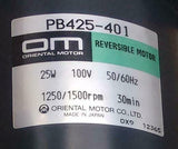 New Oriental Motor  PB425-401  Reversible Motor 100 VAC