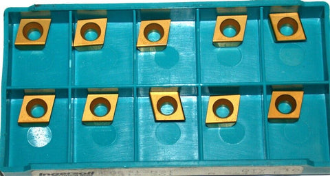 10 New Ingersoll Carbide 78° Parallelogram Milling Inserts CDE313R31 GRD 301