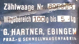G. Hartner 695693 Dual Ratio Balance Counting Scale Vintage With Scale Weights