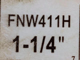 FNW  FNW411H 1-1/4" Sweat Brass Threaded Ball Valve 300WOG 150PSI