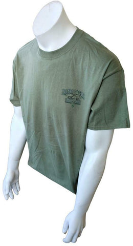 Gildan Men's Orange County Choppers Graphic Green Short Sleeve Shirt Size Large