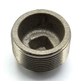 YIH 1-1/14 Square Head Pipe Plug Stainless Steel 1-1/4" (10 Available)