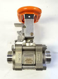 Swagelok SS-65TS16-LLK-NL Ball Valve 2200 PSI 1"