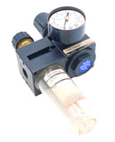 Watts R35-02CG Pressure Regulator W/ L35-02A Pneumatic Lubricator & Gauge