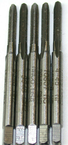 Lot of 5 New Hanson 4-48 NF GH2 3 flute taper Taps 10807