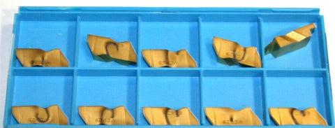 Lot of 10 New Valenite V-Loc Grooving Carbide Tin Coat Inserts VLG 3088R VC9291
