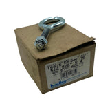 Hindley 10875 Zinc Plated Machine Thread Eye Bolts 3/8" x 4"