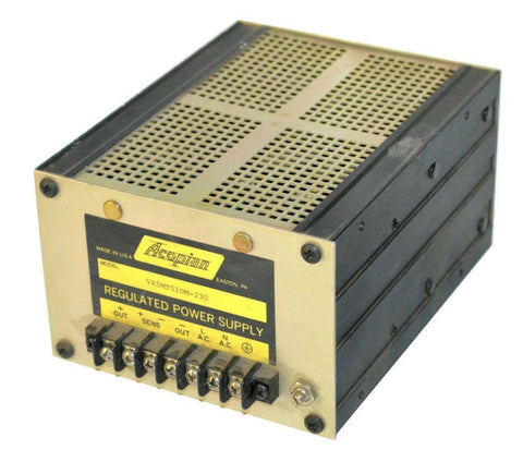 ACOPIAN VA5MT510M-230 REGULATED POWER SUPPLY 5 VDC @ 2.3 AMPS - SOLD AS IS