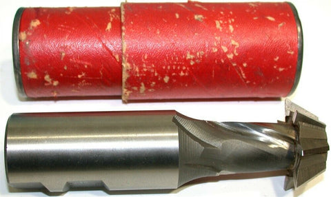 Up to 2 New F&D Tool Co. 45 Degree Angle Key HSS Cutter 1 1/2" 7 Flute