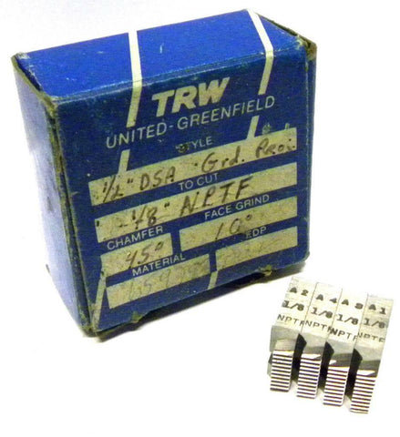 NEW SET OF TRW THREAD CHASERS 1/2" DSA GRD PROJ TO CUT 1/8" NPTF